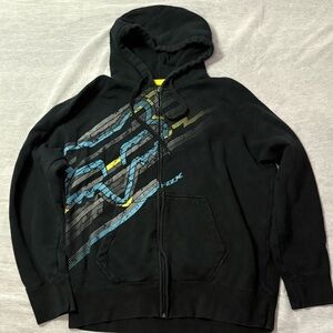 Fox Black and Yellow Hoodie